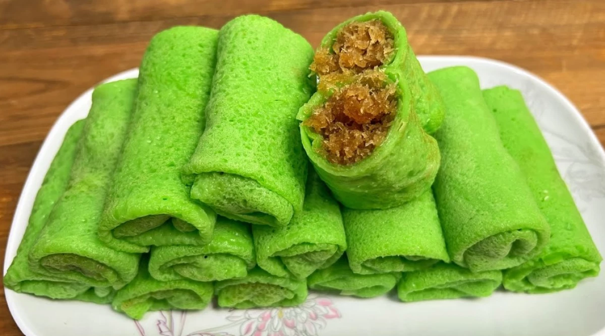 cara buat dadar gulung