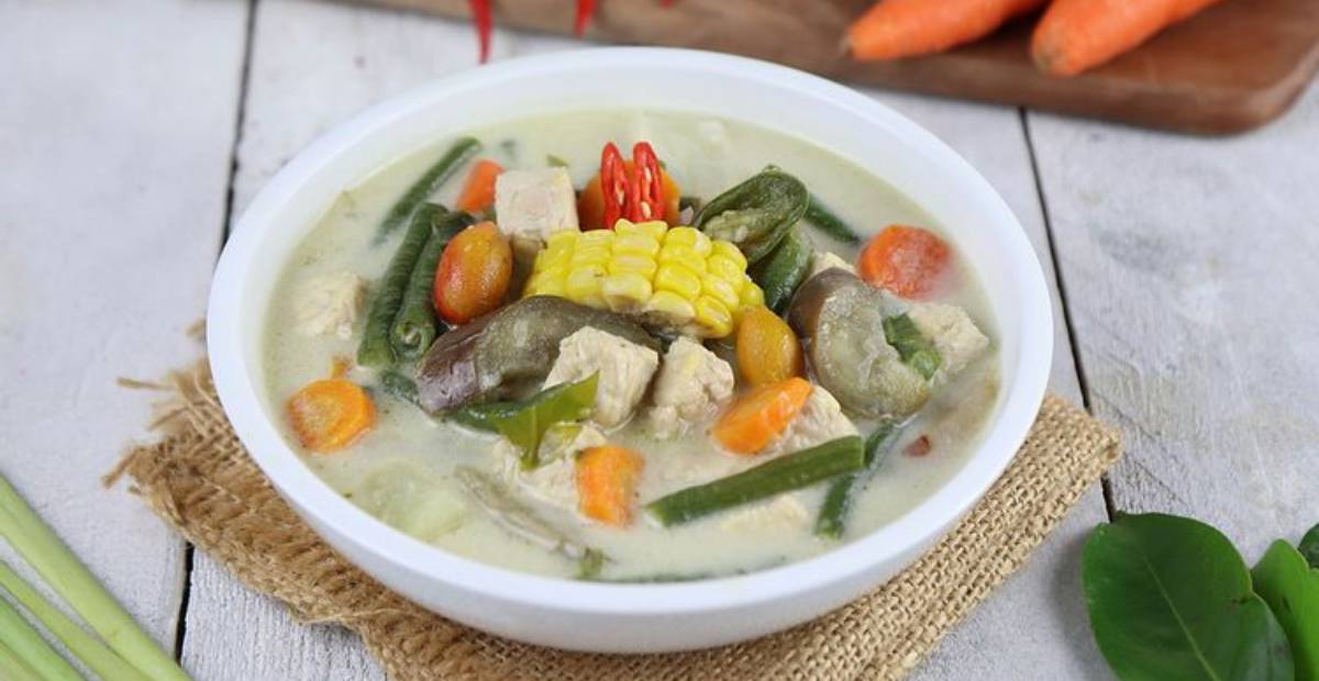 sayur lodeh santan