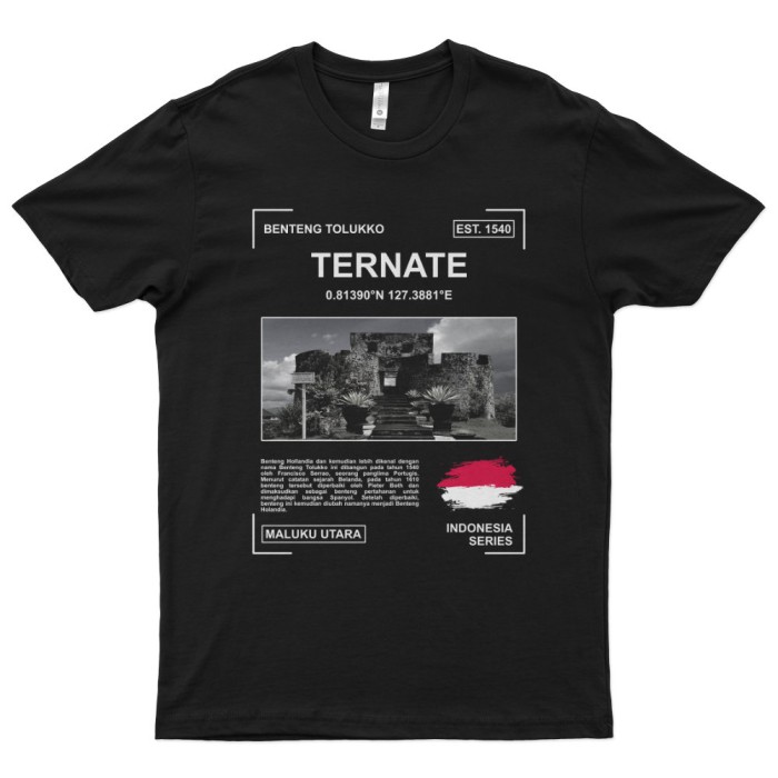 T-shirt sablon Ternate