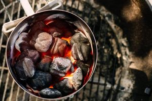 charcoal briquette for smoking