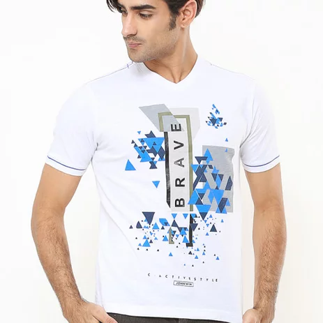 Sablon Kaos Casual Simpel