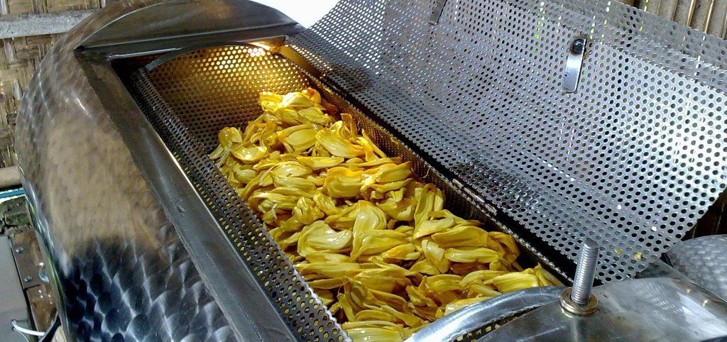 Tahapan Produksi Keripik Buah Vacuum Fryer