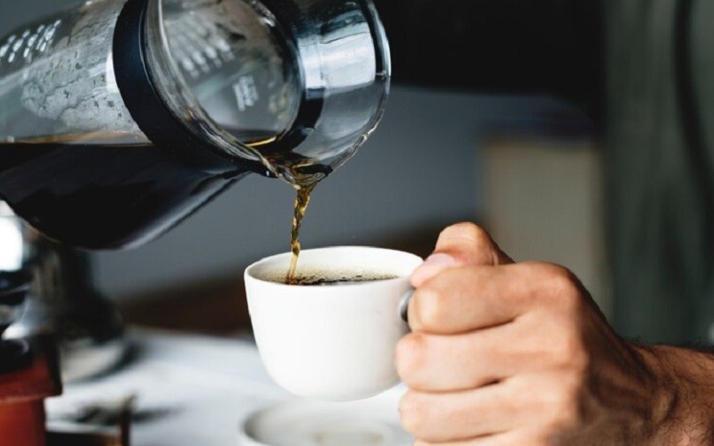 mutu seduhan kopi dari oven pengering